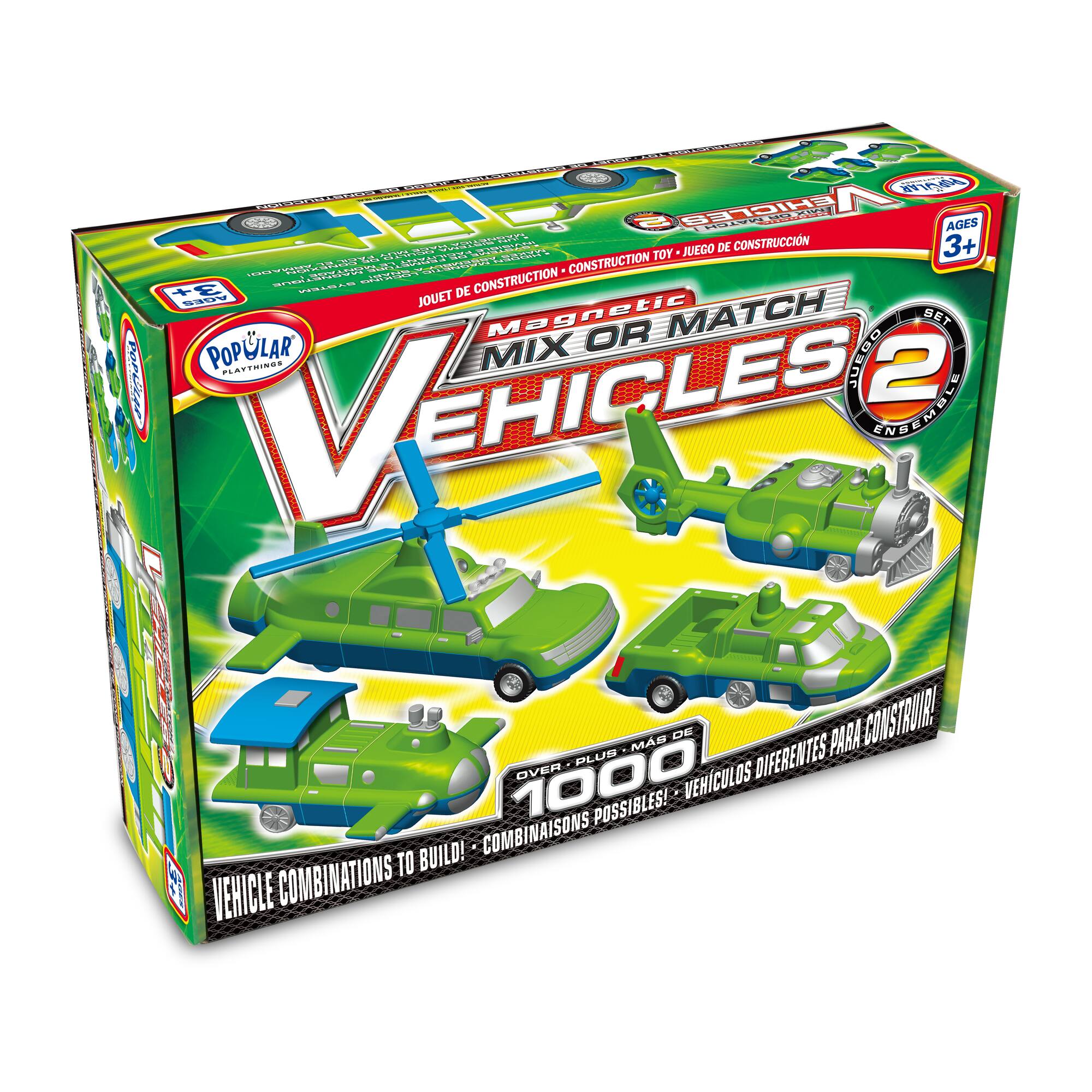 Magnetic Mix or Match Vehicles Set No.2